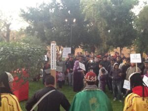 Youth for Peace-Morocco plants peace pole