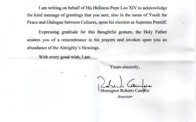 Pope Leo XIV Sends Official Blessing to Youth for Peace Leader Zakaria El Hamel