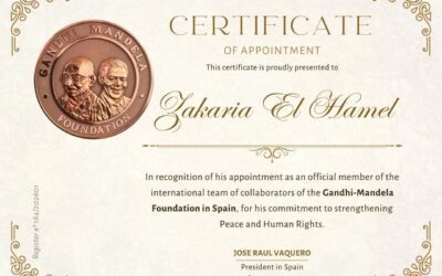 Zakaria El Hamel Appointed to the Gandhi-Mandela Foundation’s International Team in Spain